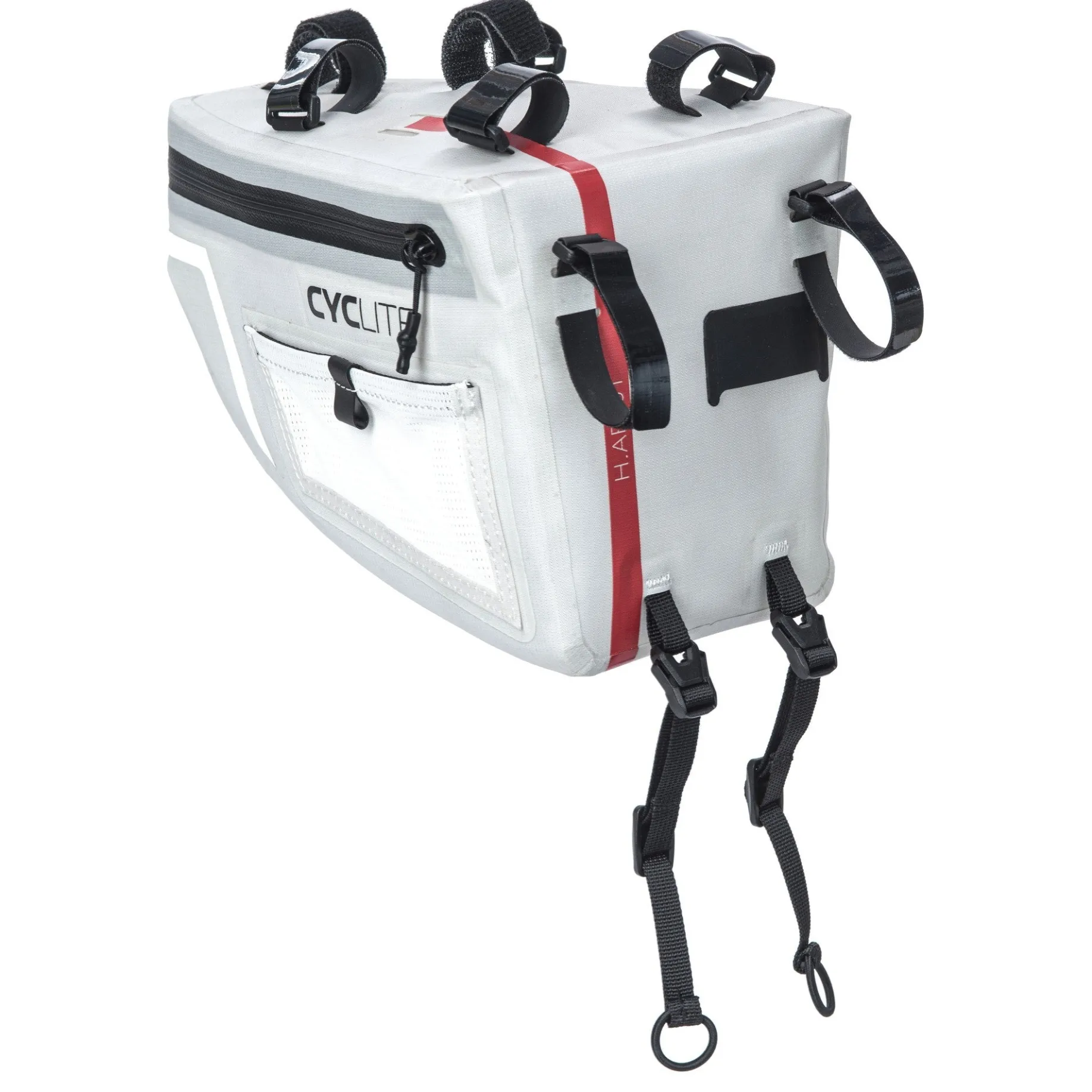 CYCLITE Handle Bar Aero Bag 4.9 - Lenkertasche (Bikepacking) 23 cm (light grey)