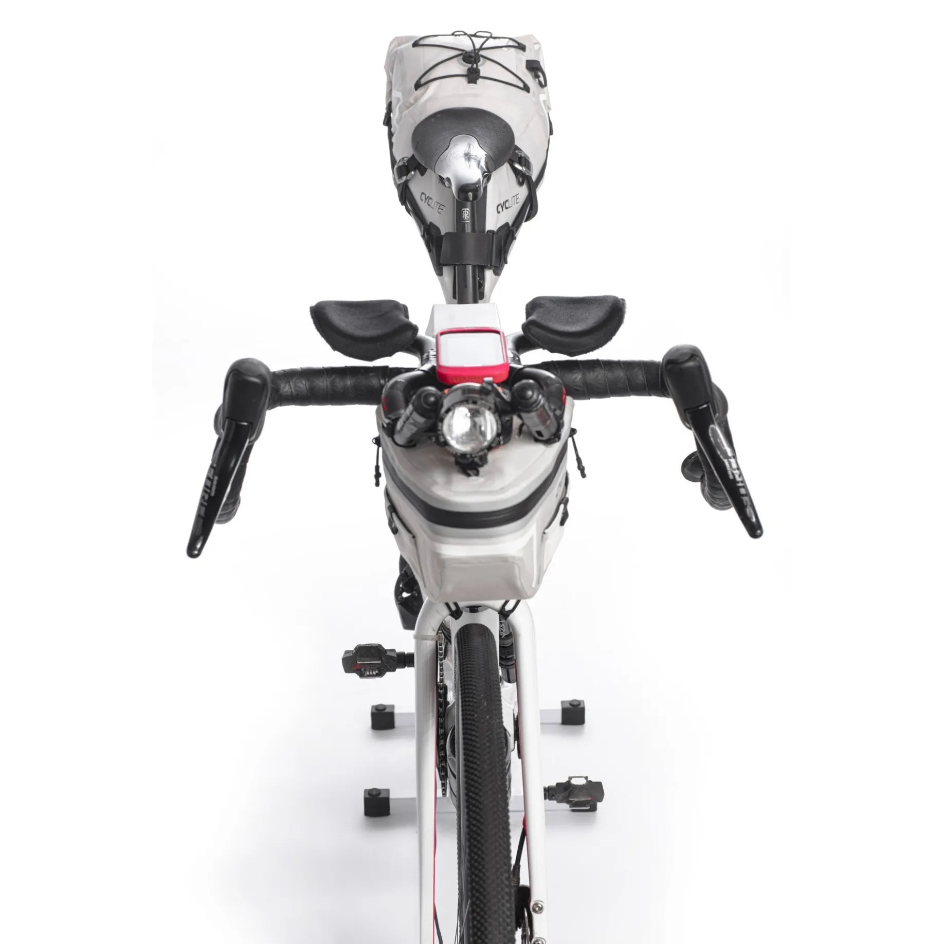 CYCLITE Handle Bar Aero Bag 4.9 - Lenkertasche (Bikepacking) 23 cm (light grey)
