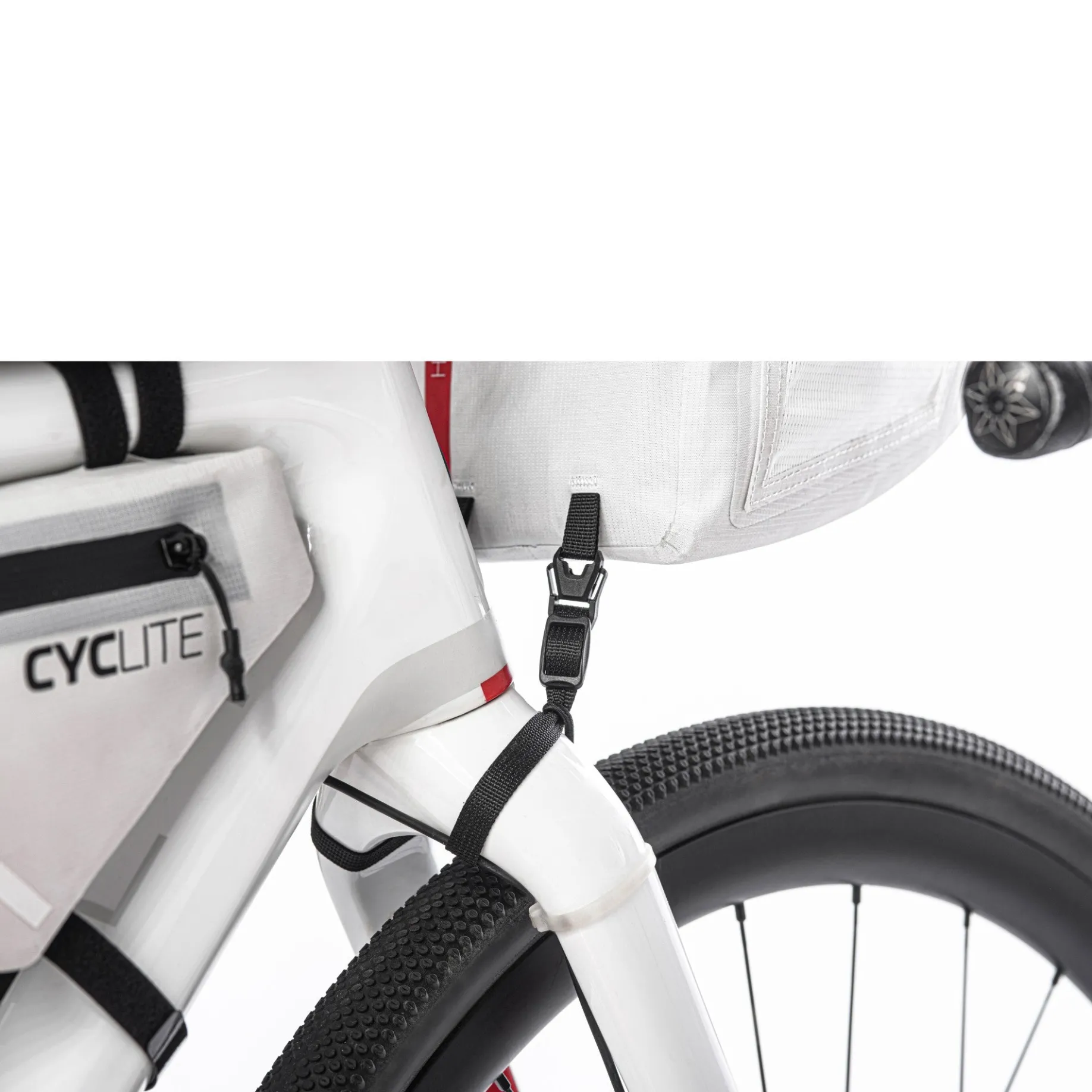CYCLITE Handle Bar Aero Bag 4.9 - Lenkertasche (Bikepacking) 23 cm (light grey)