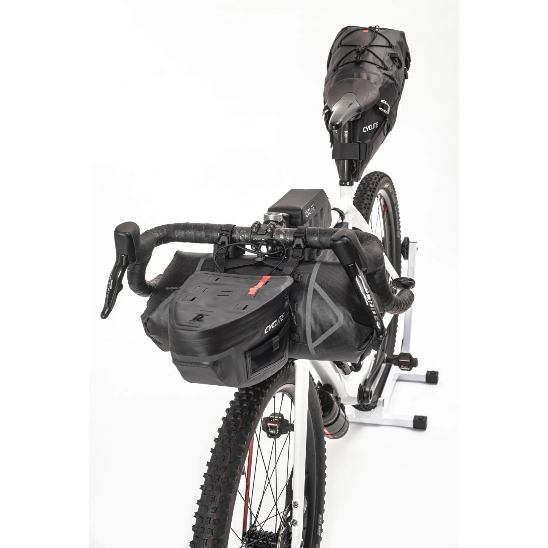 CYCLITE Handle Bar Aero Bag 4.9 - Lenkertasche (Bikepacking) 23 cm (black)