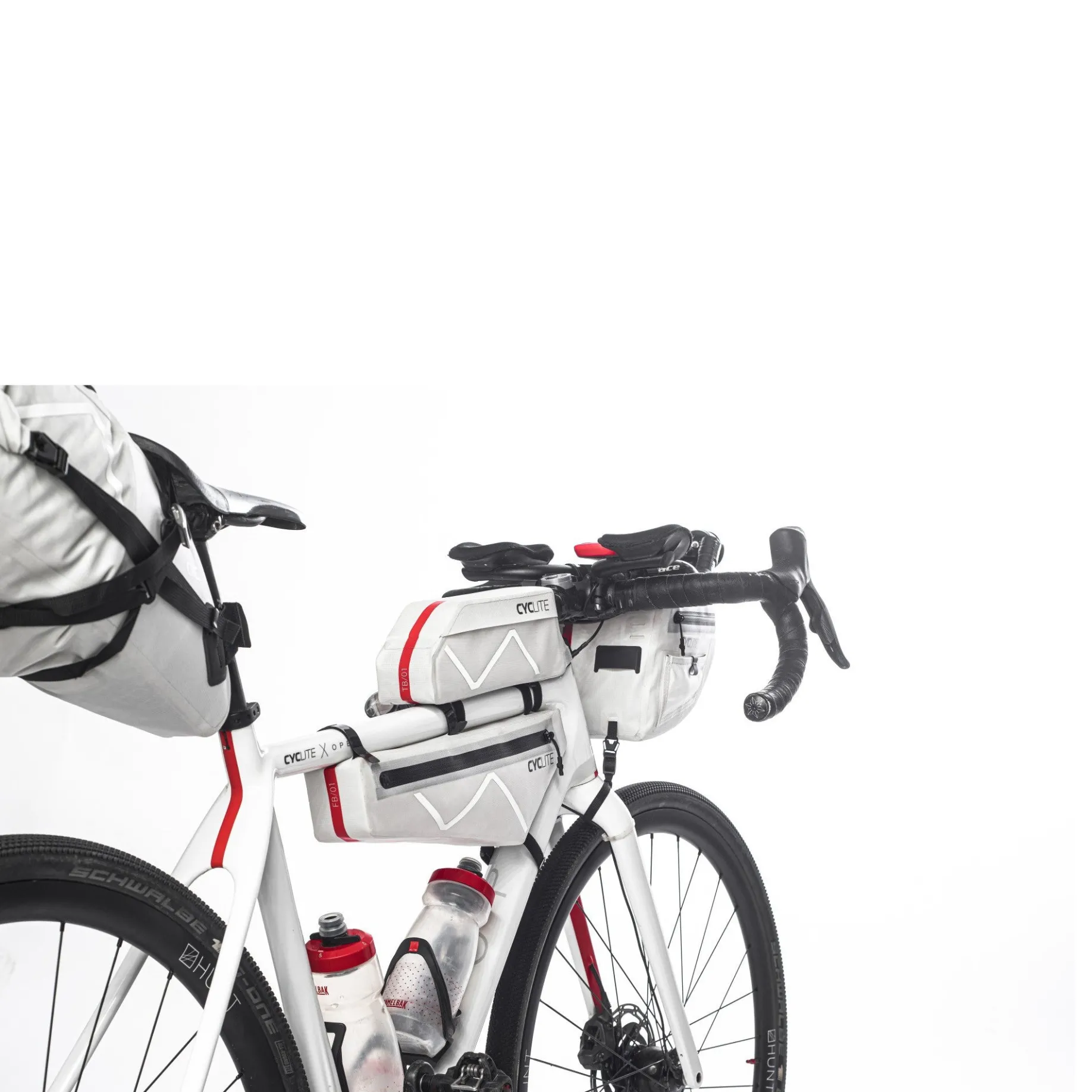 CYCLITE Saddle Bag 12.9 - Satteltasche (Bikepacking) 52 cm (light grey)
