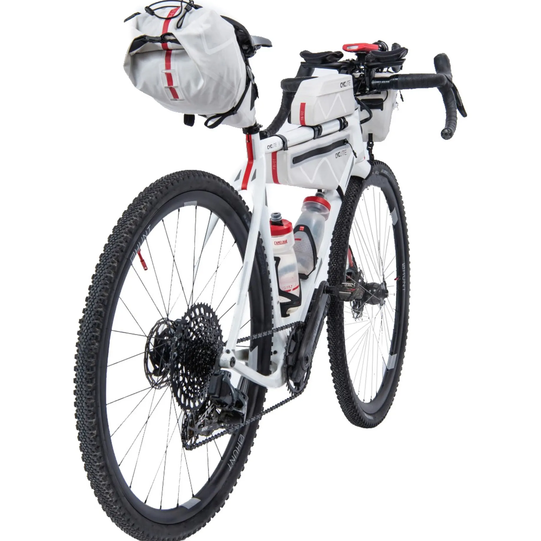 CYCLITE Top Tube Bag 1.1 - Rahmentasche (Bikepacking) 25 cm (light grey)
