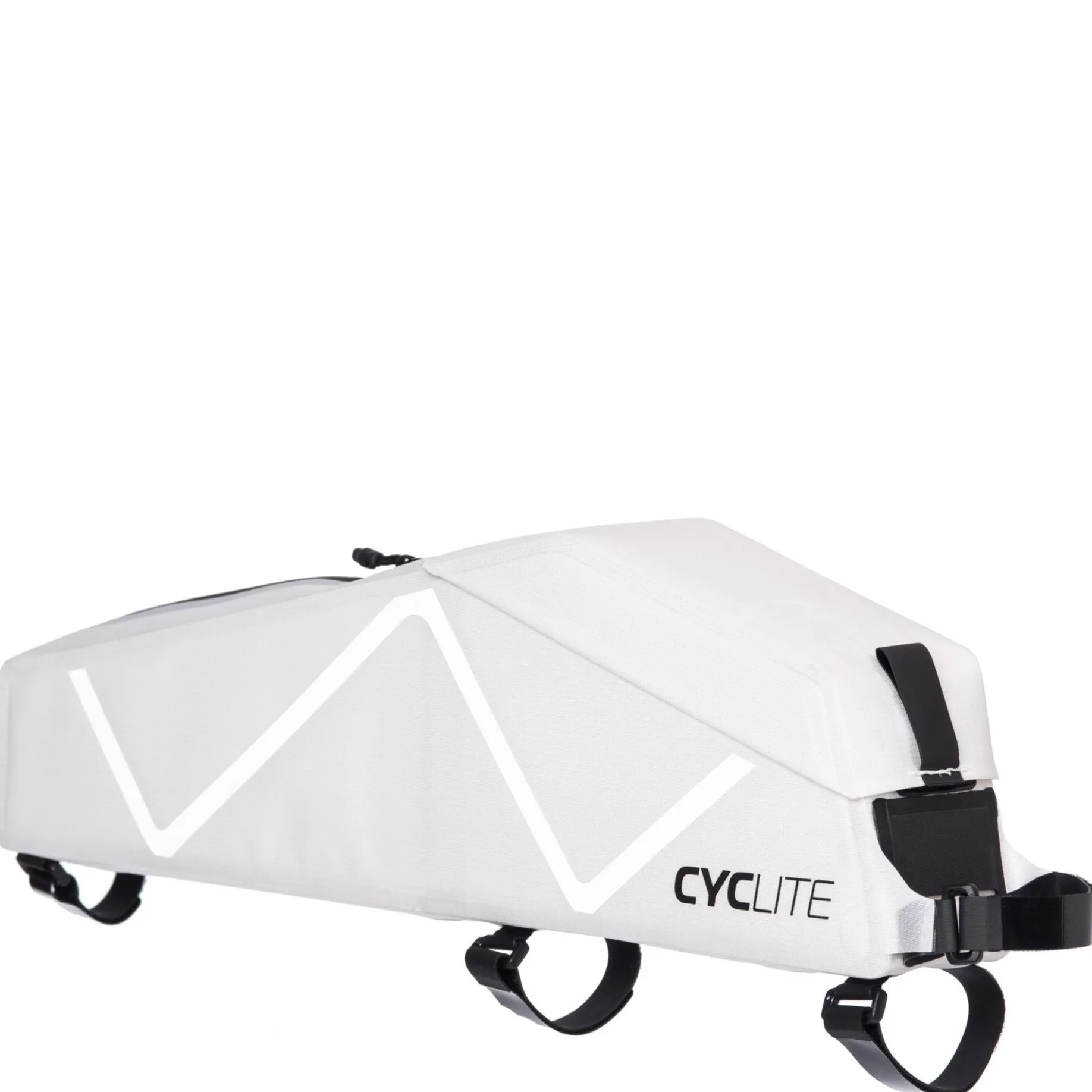 CYCLITE Top Tube Bag Large 12 - Rahmentasche (Bikepacking) 42 cm (light grey)