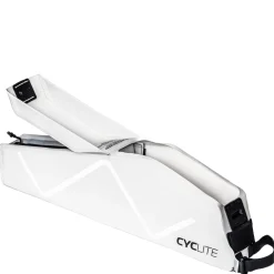 CYCLITE Top Tube Bag Large 12 - Rahmentasche (Bikepacking) 42 cm (light grey)