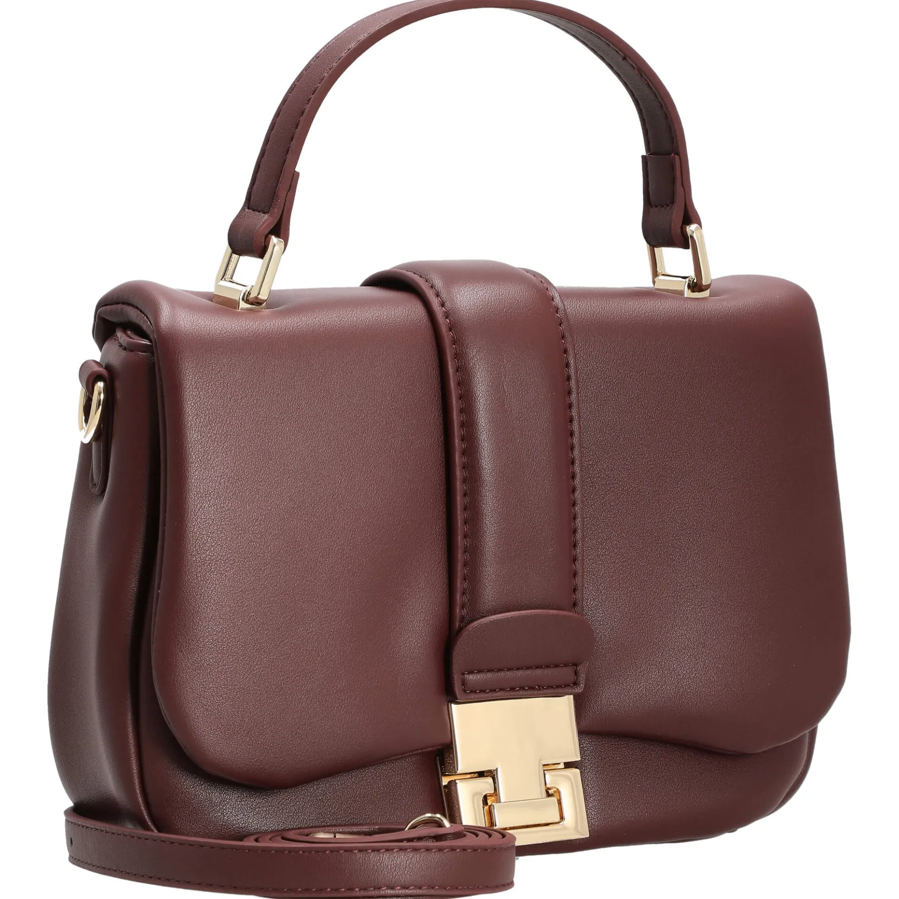 Dalarna - Henkeltasche 25 cm (oxblood/gold)