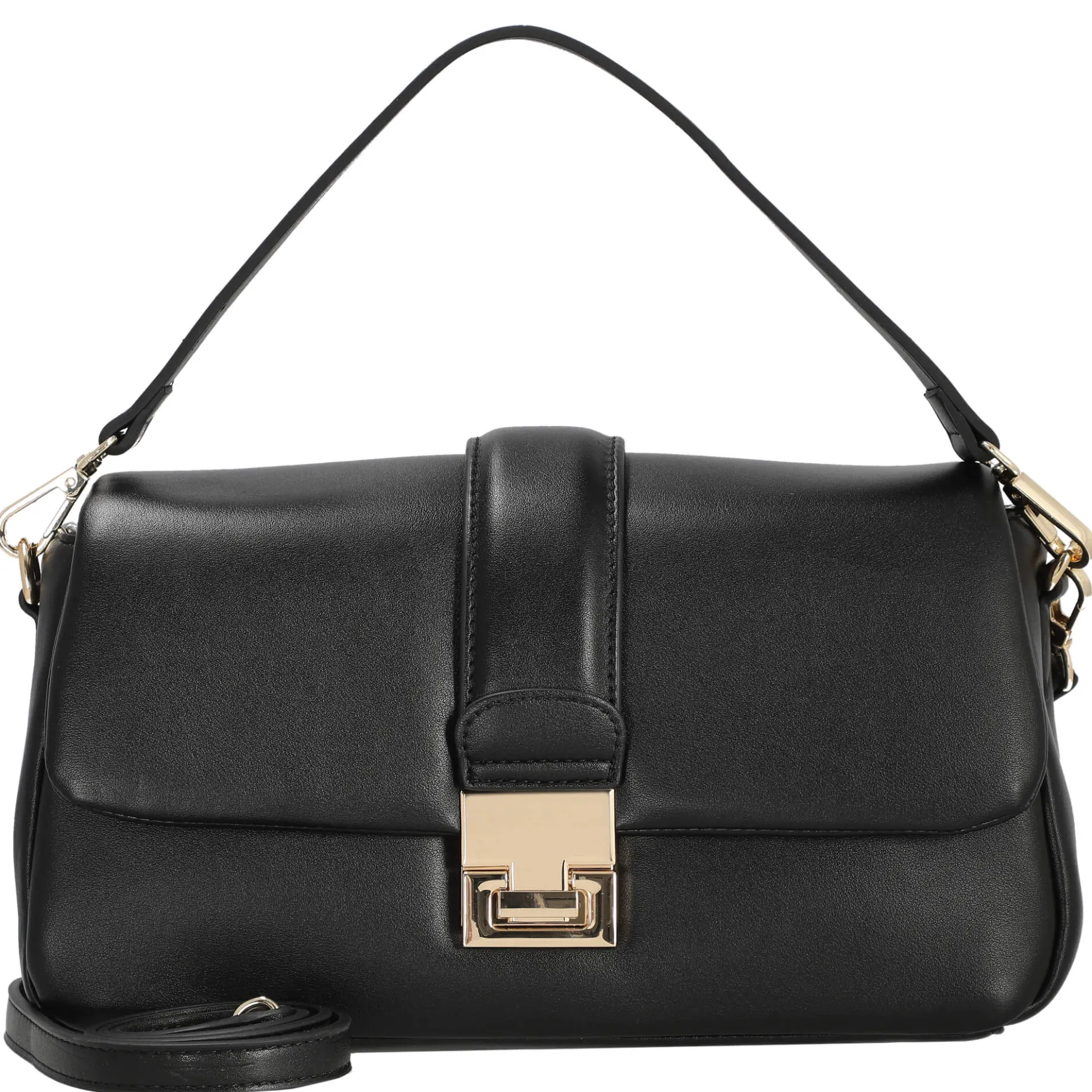 Dalarna - Schultertasche 30 cm (black/gold)