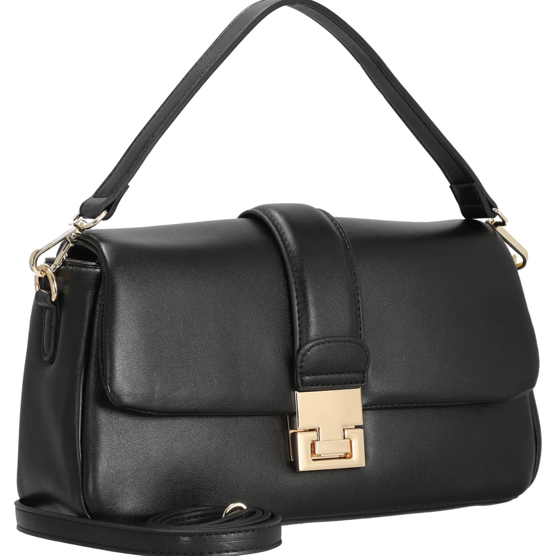 Dalarna - Schultertasche 30 cm (black/gold)