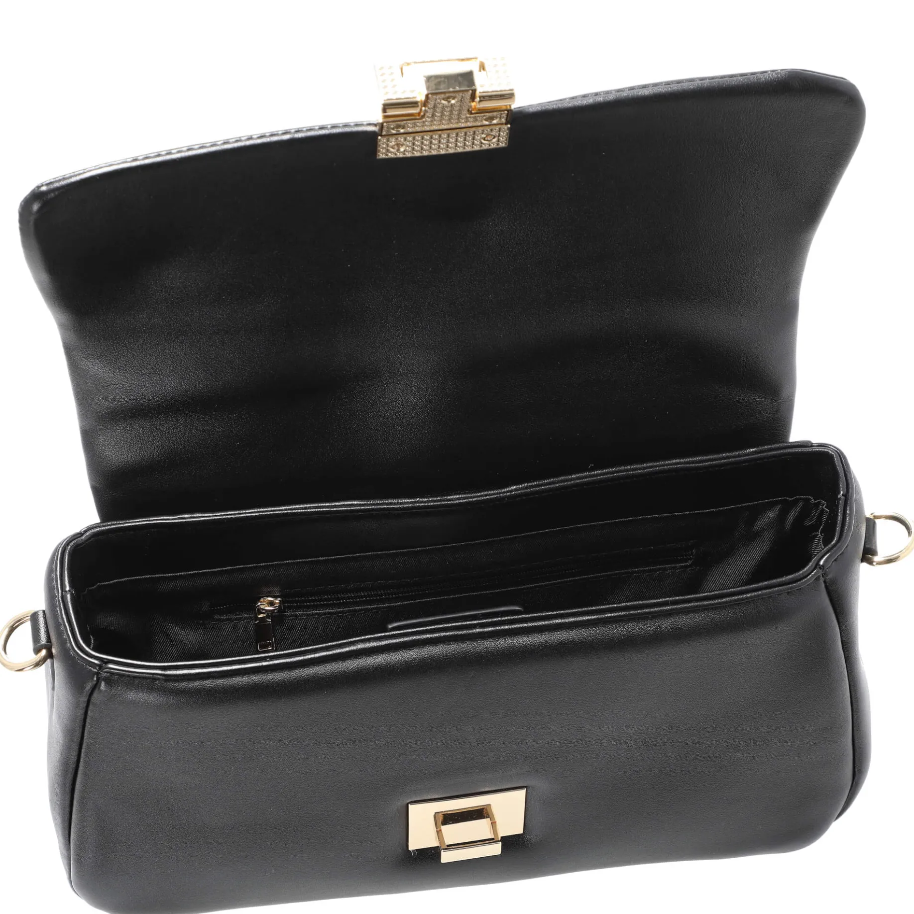 Dalarna - Schultertasche 30 cm (black/gold)