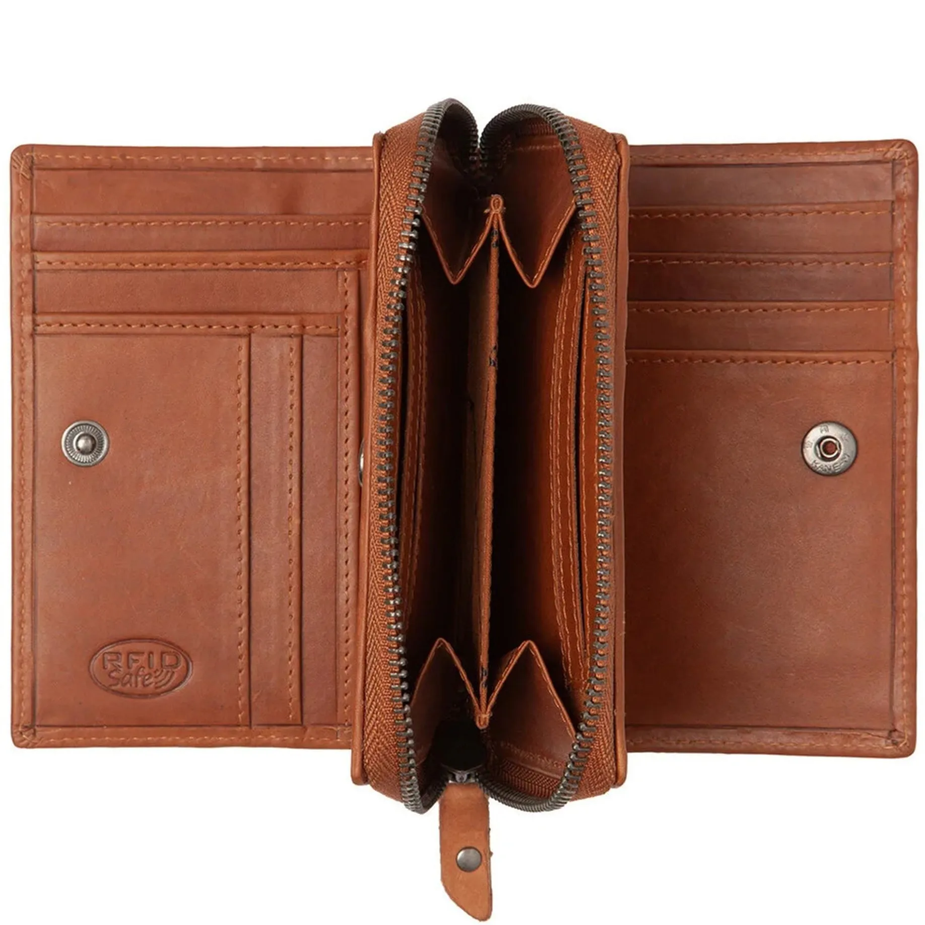 Dalma - Geldbörse 16 cc 13 cm RFID (cognac)