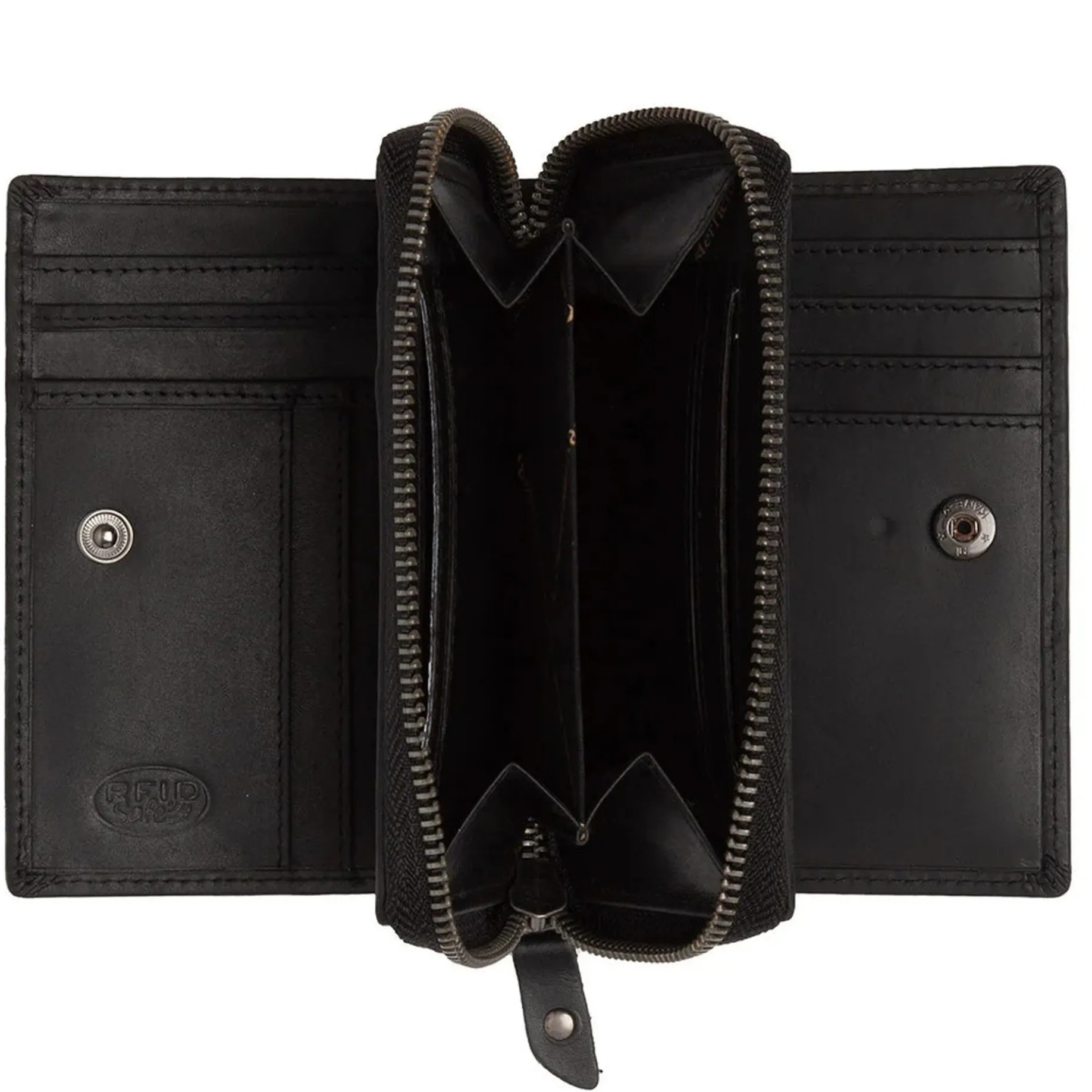 Dalma - Geldbörse 16 cc 13 cm RFID (black)