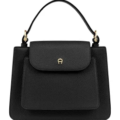 Delia - Henkeltasche S 23 cm (black)