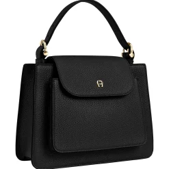 Delia - Henkeltasche S 23 cm (black)