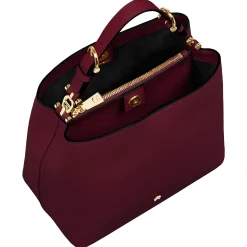 Delia - Umhängetasche M 27 cm (burgundy)