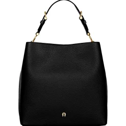 Delia - Umhängetasche M 27 cm (black)