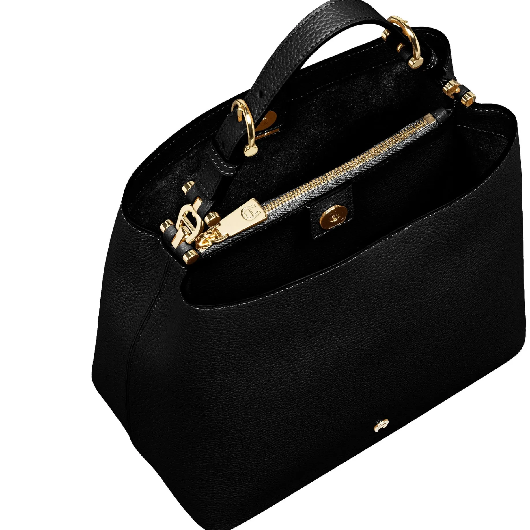 Delia - Umhängetasche M 27 cm (black)