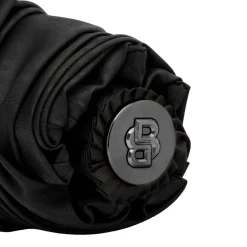 Double B - Taschenschirm Regenschirm (black & gun)
