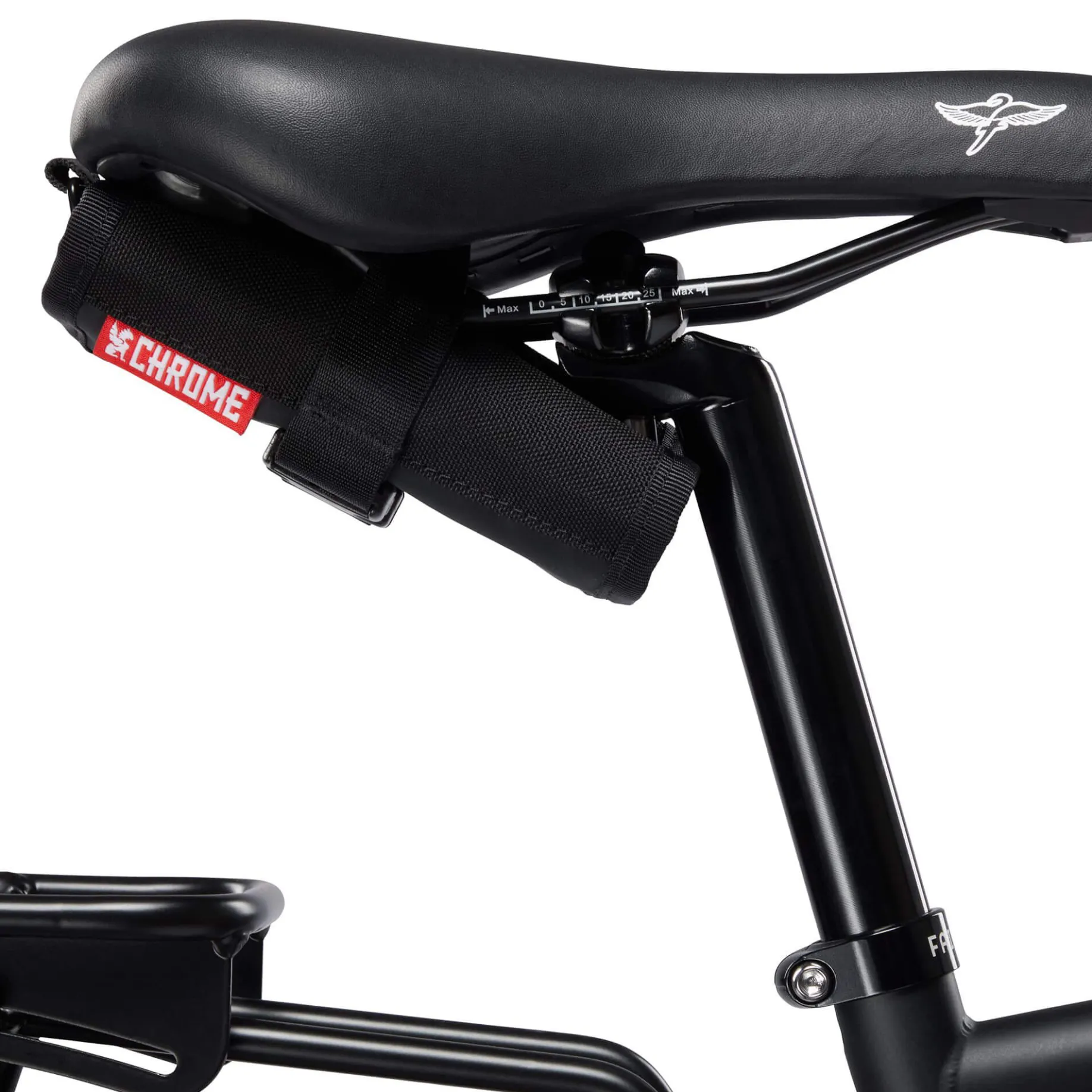 Doubletrack Bike Saddle Roll - Satteltasche 16 cm (black)