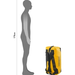 Duffle 60 - Reisetasche/ Rucksack 58 cm (yellow black)