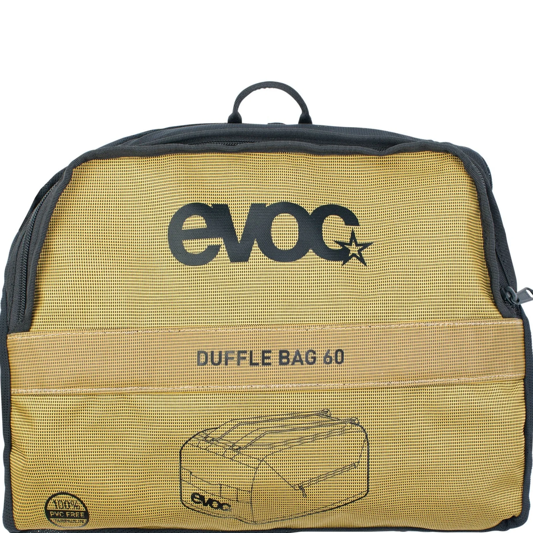 Duffle Bag 60 - Reisetasche 60 cm (curry/black)