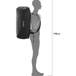 Duffle Lite 60 - Reisetasche/Reiserucksack 58 cm (black)