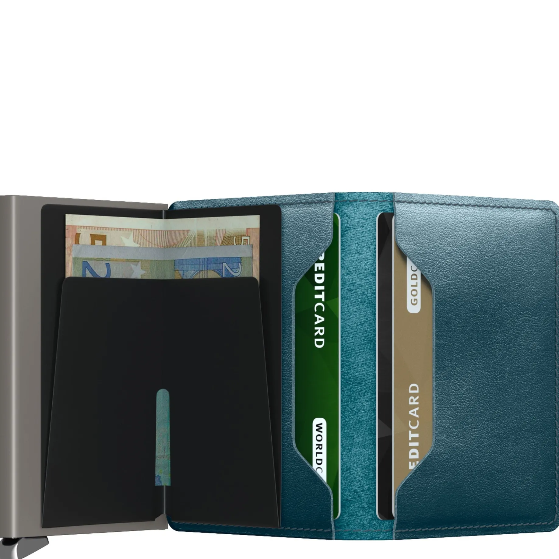 Dusk Slimwallet - Geldbörse 10.2 cm RFID (teal)