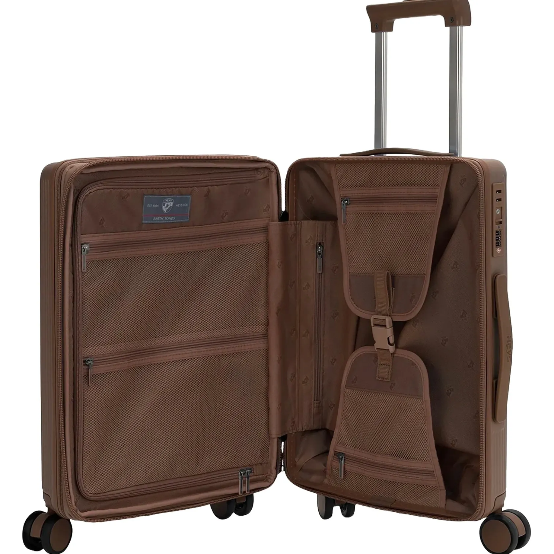 Earth Tones - 4-Rollen-Kabinentrolley S 53 cm erw. (umber)