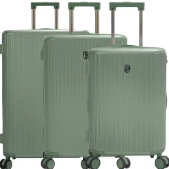 Earth Tones - 4-Rollen-Trolley Set 3tlg. L/M/S erw. (moss)