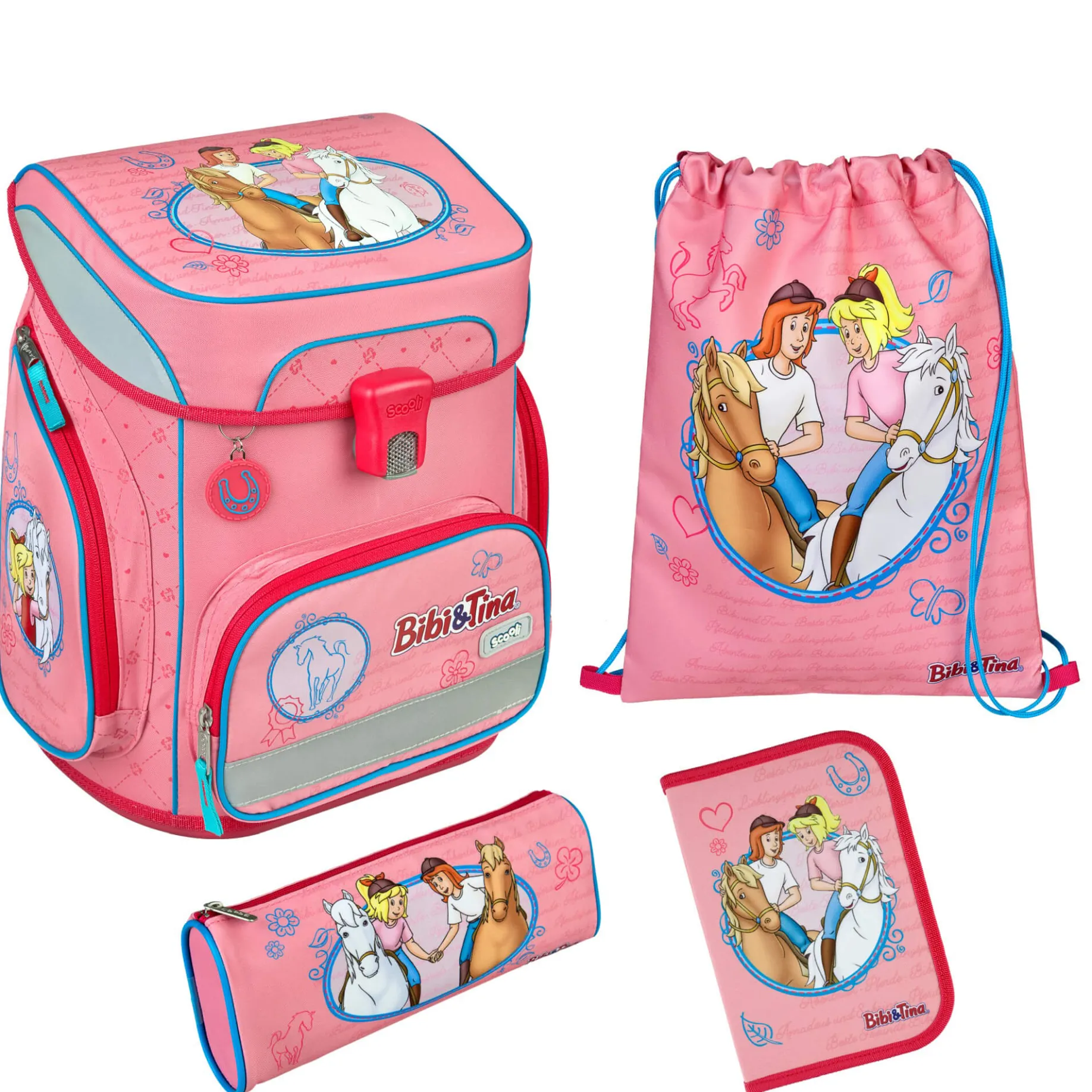 EasyFit - Schulranzen Set 5tlg. (Bibi&Tina)