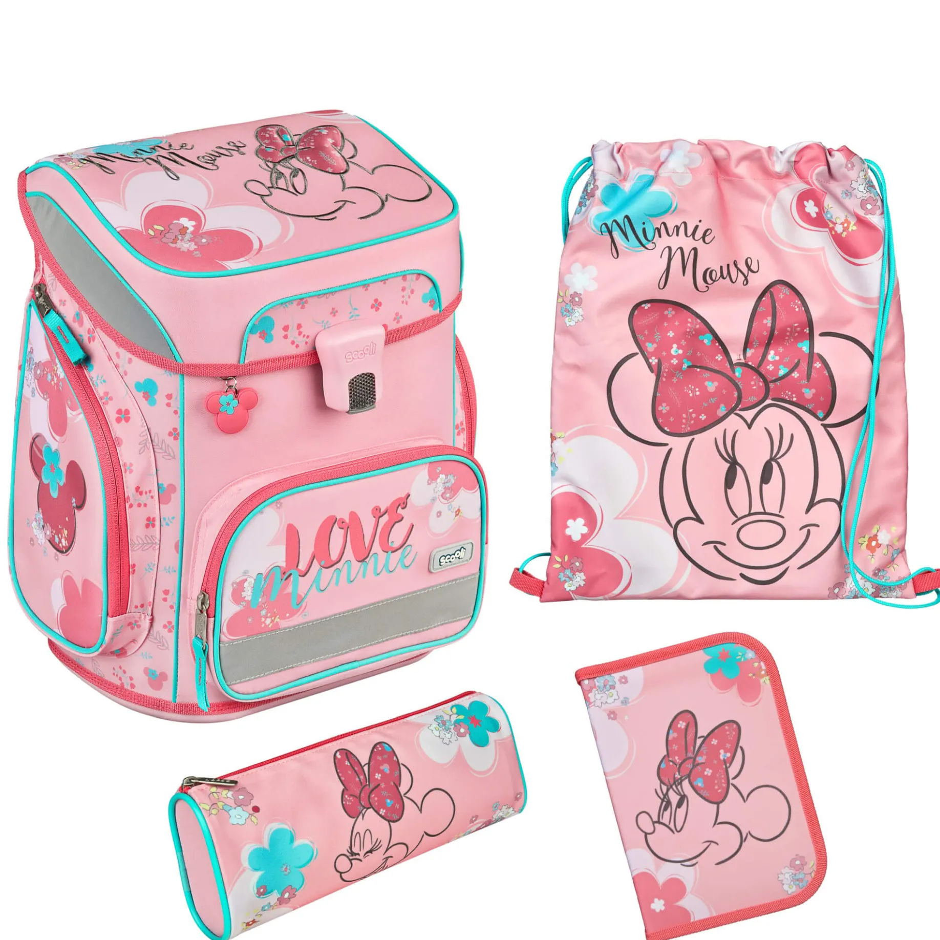 EasyFit - Schulranzen Set 5tlg. (Minnie Mouse)