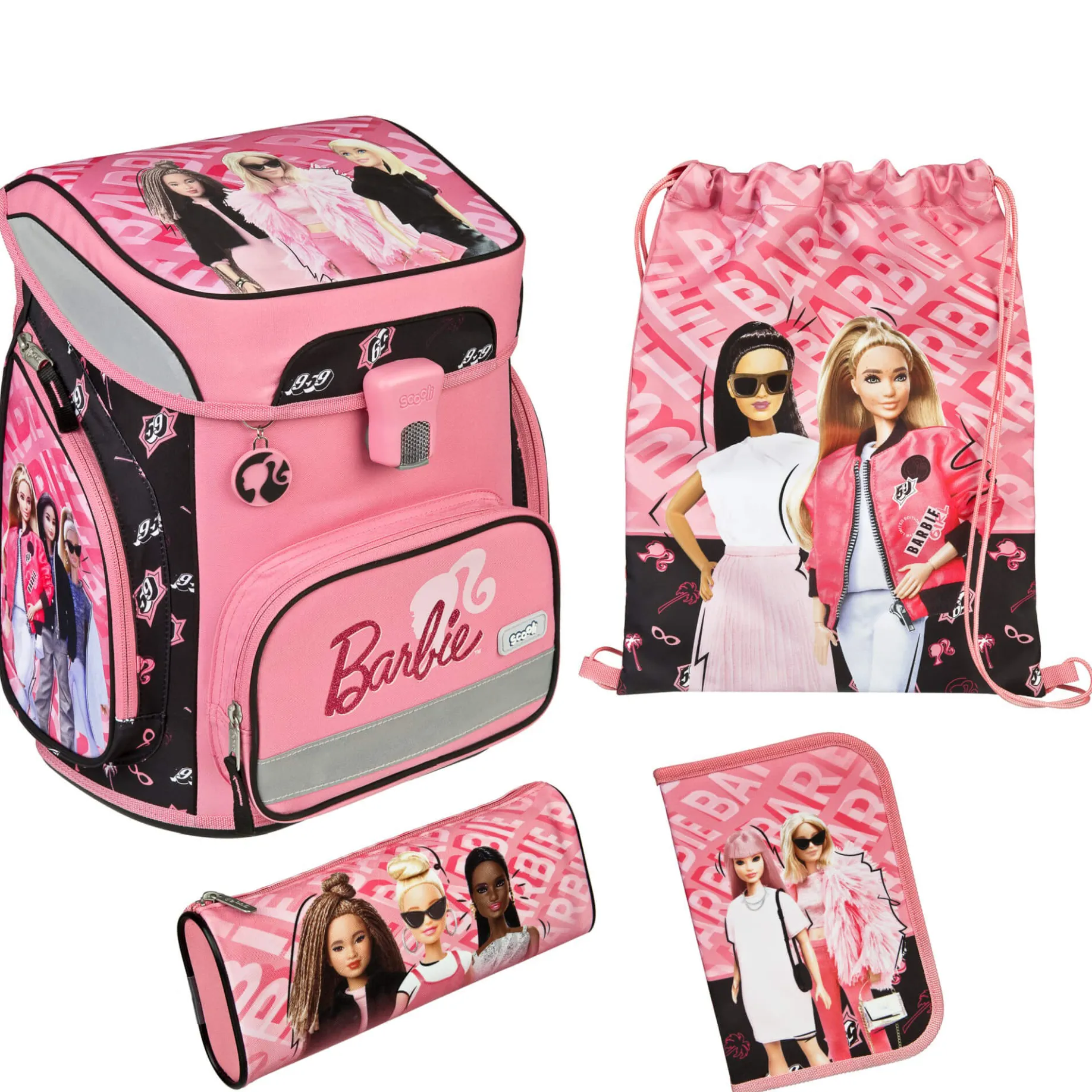 EasyFit - Schulranzen Set 5tlg. (Barbie)