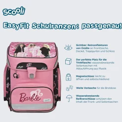 EasyFit - Schulranzen Set 5tlg. (Barbie)