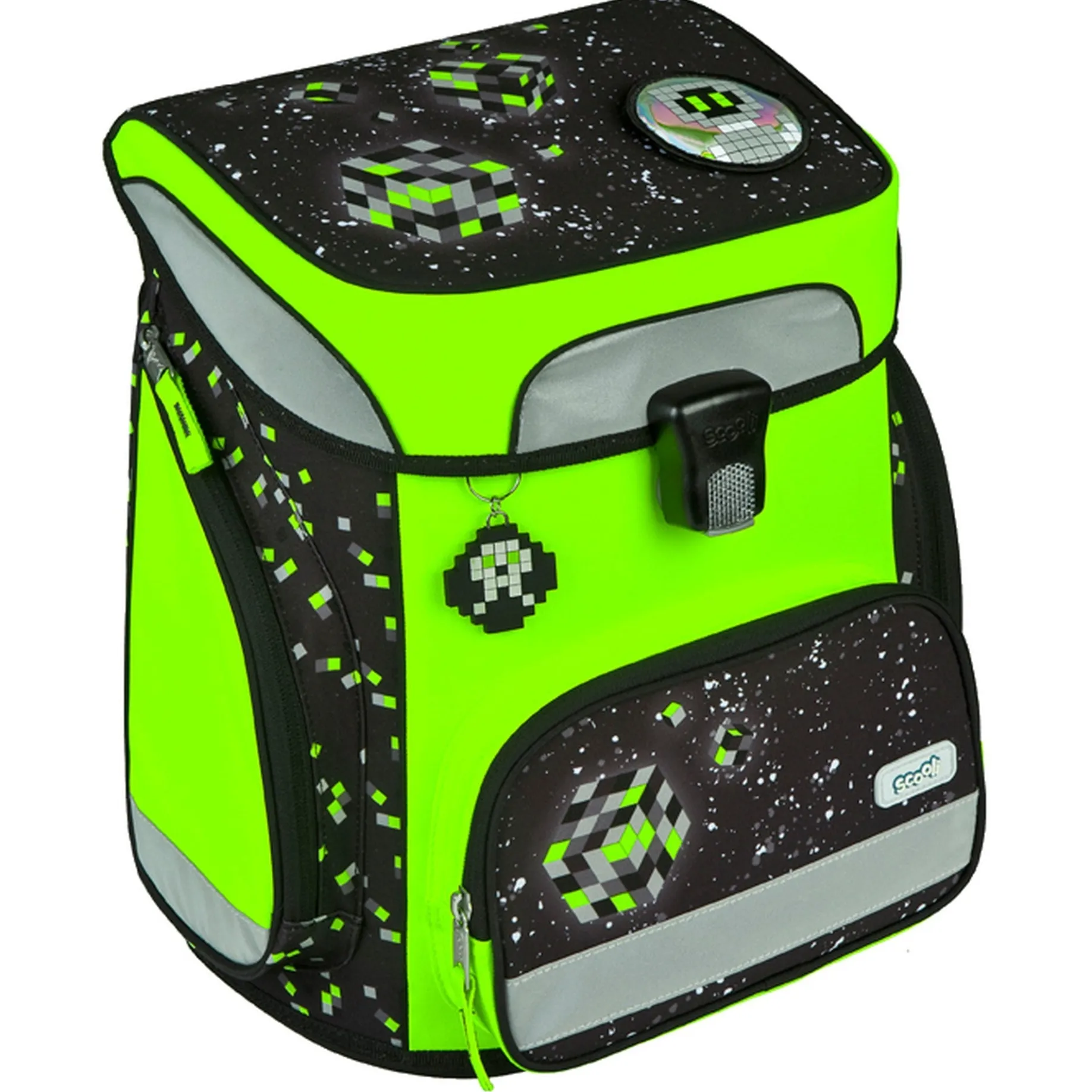 EasyFit Glow DIN - Schulranzen Set 5tlg. (Space Robot)