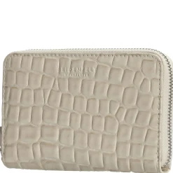 Ebba - Geldbörse 4cc 15 cm (croco print cream)