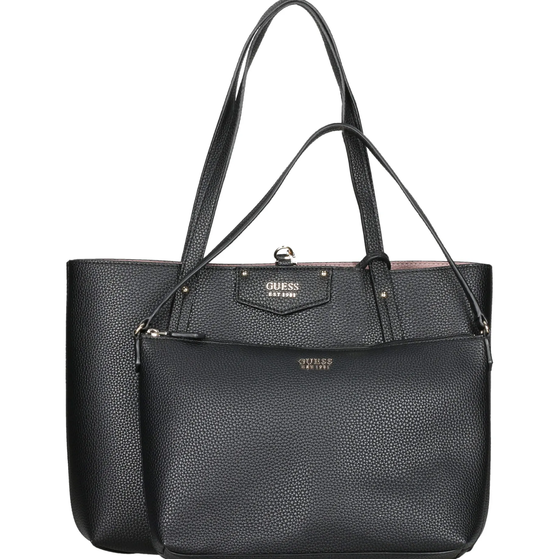 Eco Brenton - Shopper mit Pochette 38 cm (black)