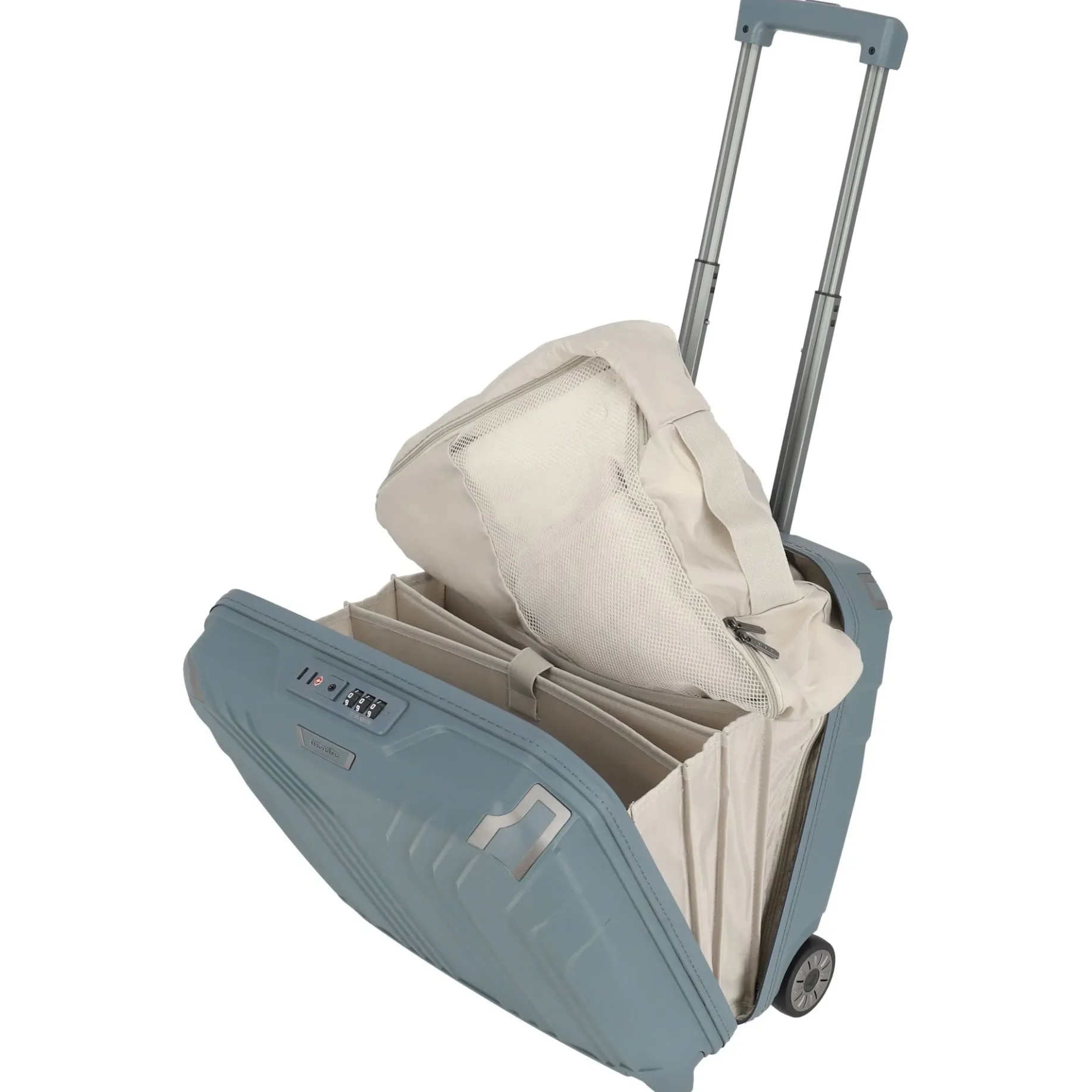 Elvaa - 2-Rollen-Businesstrolley 15.6" 44 cm (blaugrau)