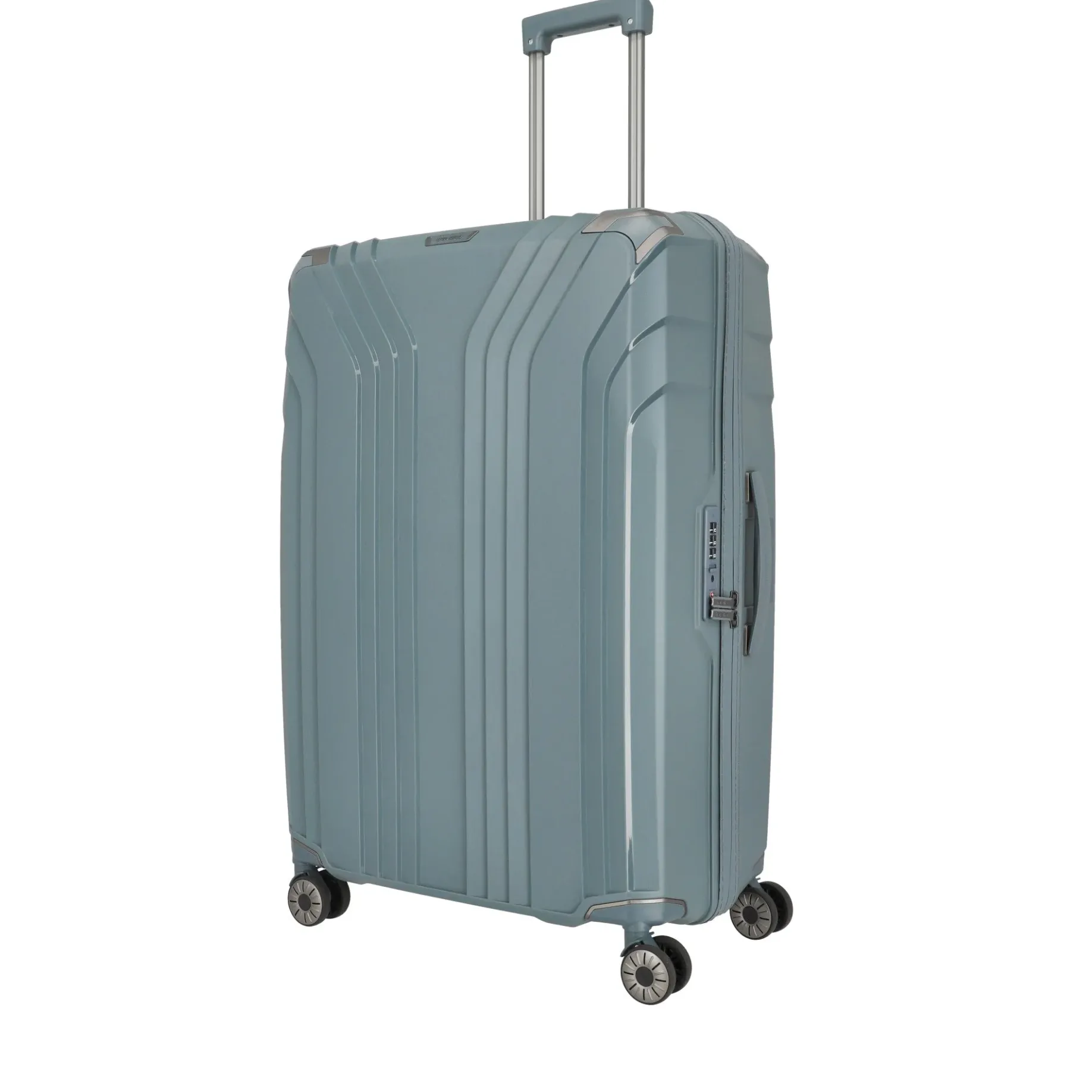 Elvaa - 4-Rollen-Trolley L 77 cm (blaugrau)