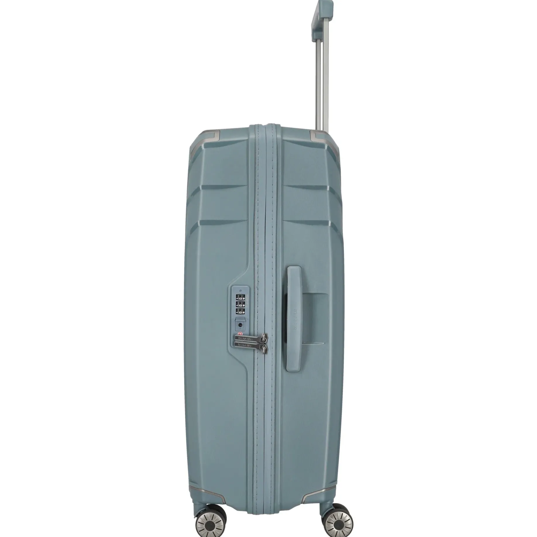 Elvaa - 4-Rollen-Trolley L 77 cm (blaugrau)