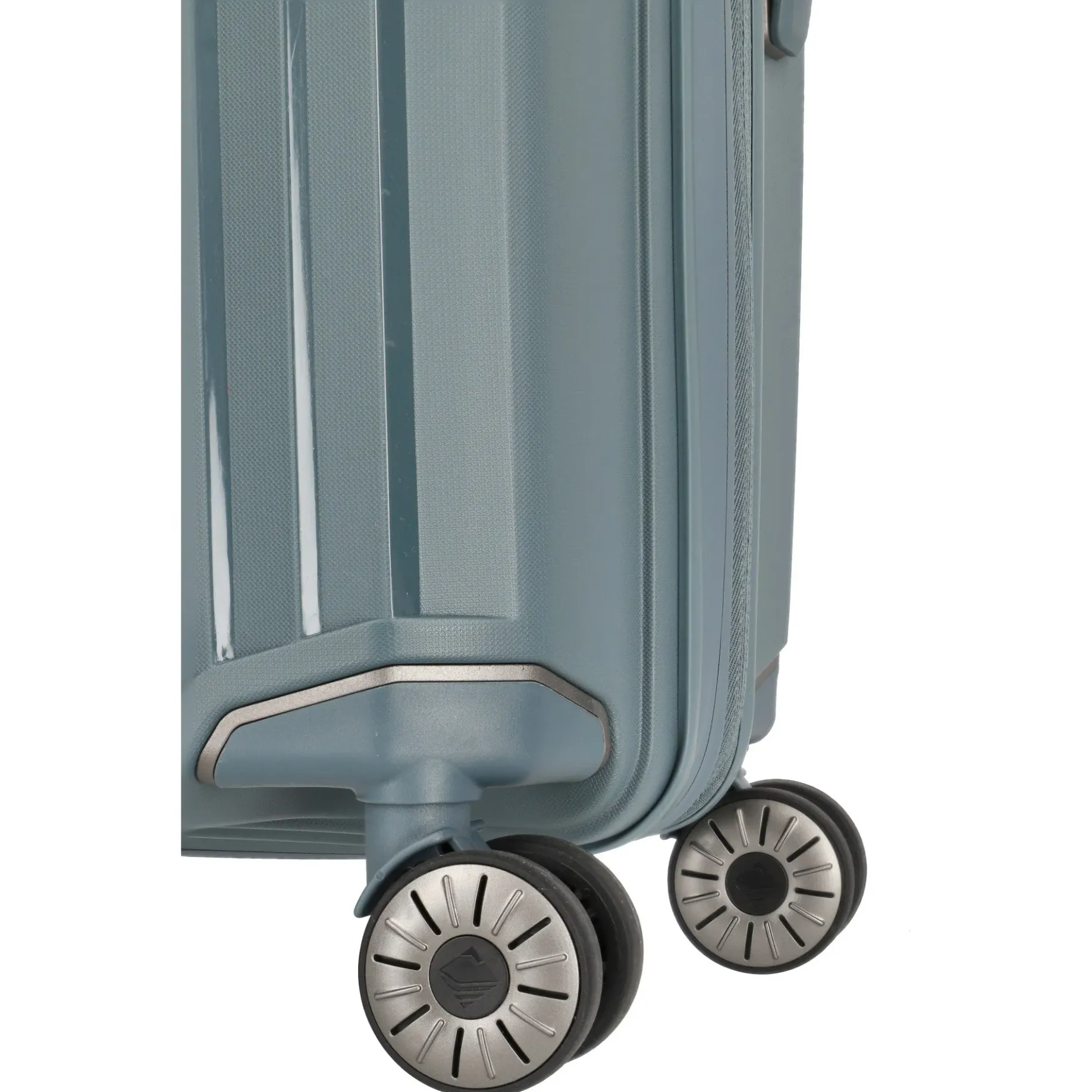 Elvaa - 4-Rollen-Trolley L 77 cm (blaugrau)