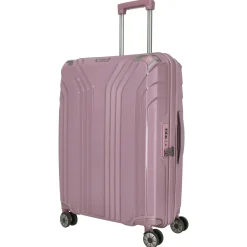 Elvaa - 4-Rollen-Trolley M 66 cm erw (rose)