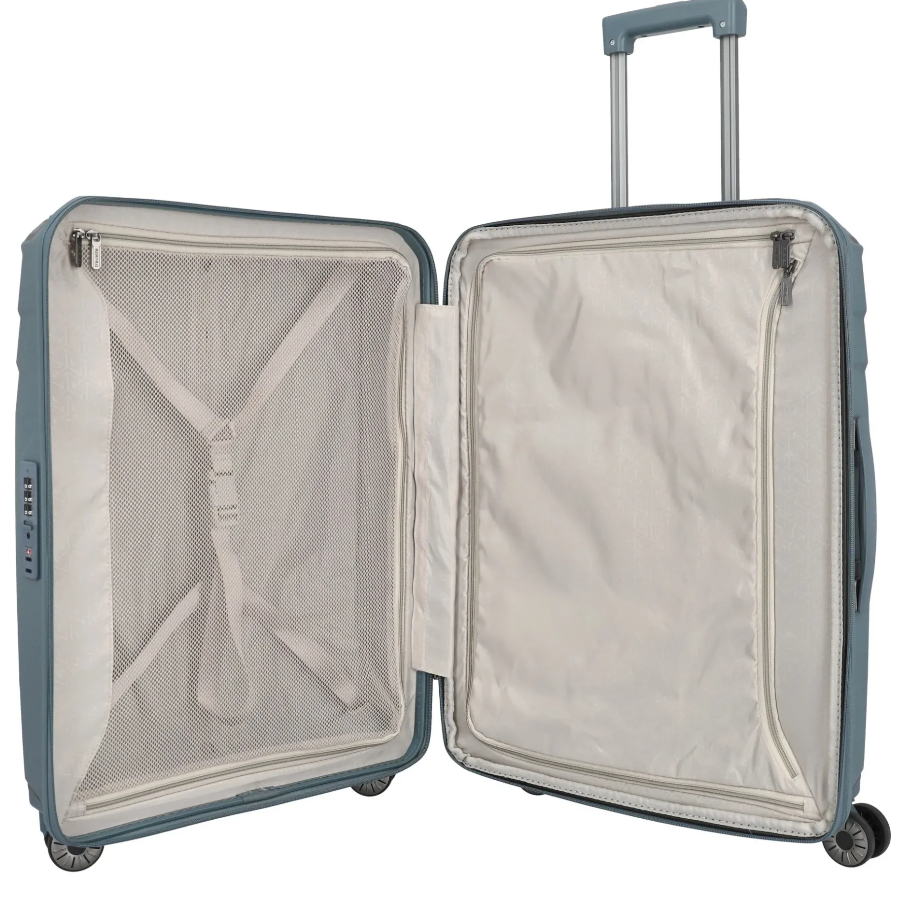 Elvaa - 4-Rollen-Trolley M 66 cm erw (blaugrau)