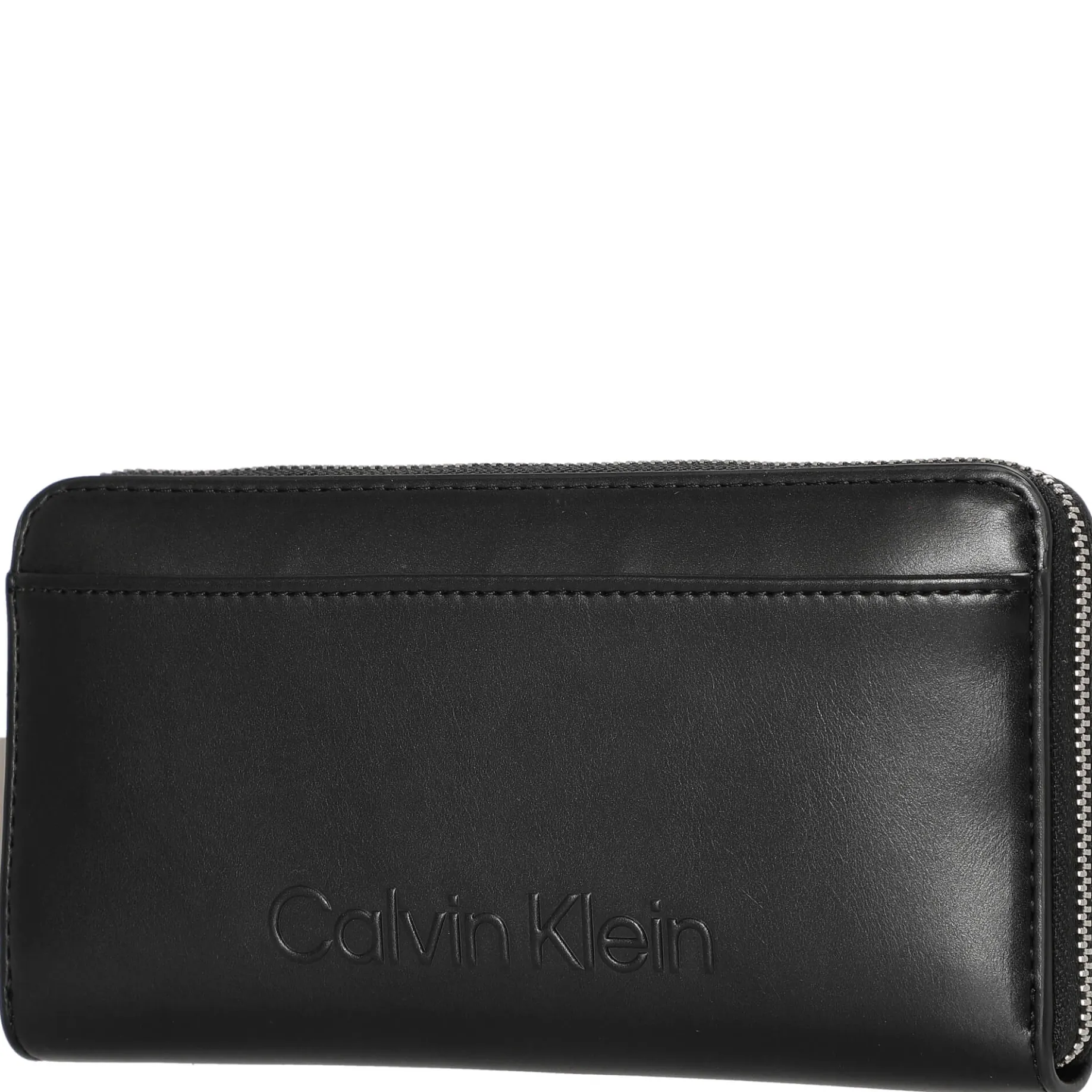 Embossed Logo - Geldbörse L 12cc 19.2 cm RFID (ck black)