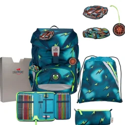 ErgoFlex - Schulranzen Set 5tlg. 800g (Magic Light)