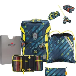 ErgoFlex Easy - Schulranzen Set 5tlg. 950 g (Speed Challenge)