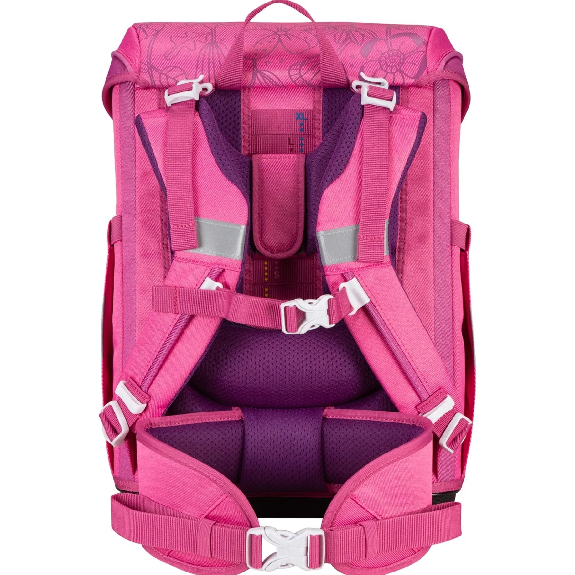 ErgoFlex Easy Exclusive ECO - Schulranzen Set 5tlg. 950g (Pink Planet)