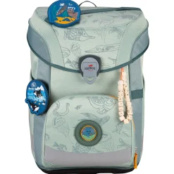 ErgoFlex Easy Exclusive ECO - Schulranzen Set 5tlg. 950g (Grey Planet)