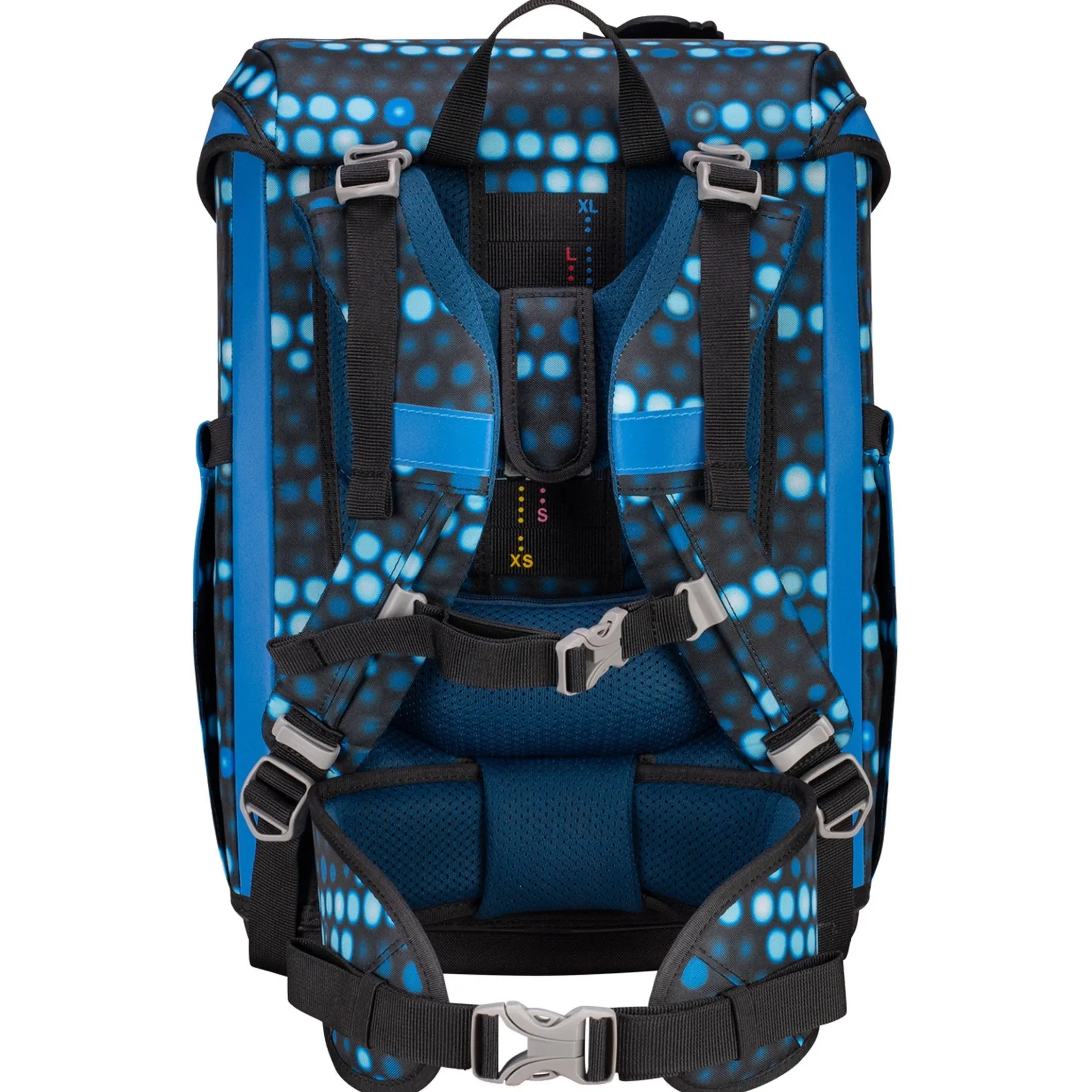 ErgoFlex Easy Exklusiv Superflash - Schulranzen Set 5 tlg. 950g (Blue Robot)