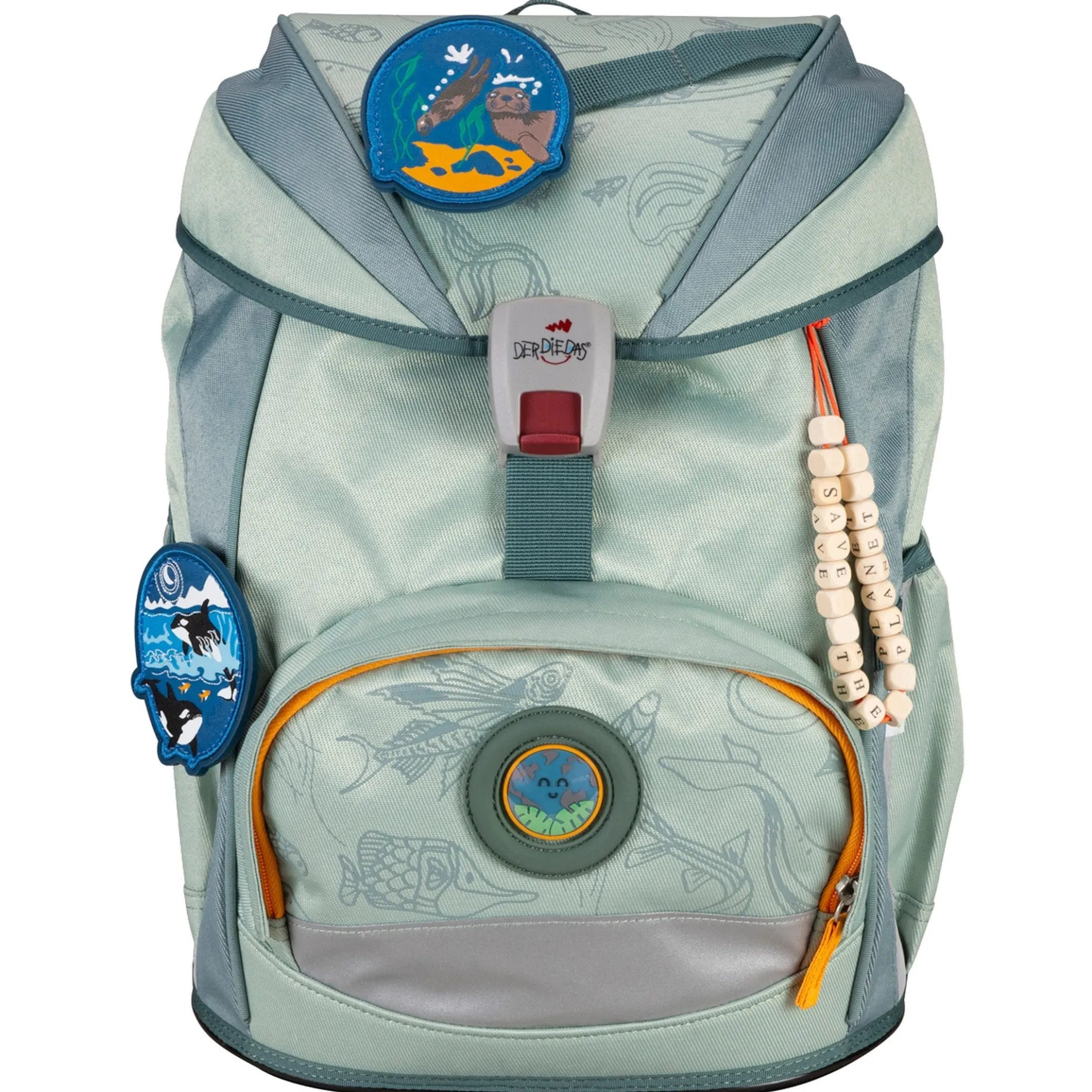 ErgoFlex Exklusiv ECO - Schulranzen Set 5tlg. 800g (Grey Planet)