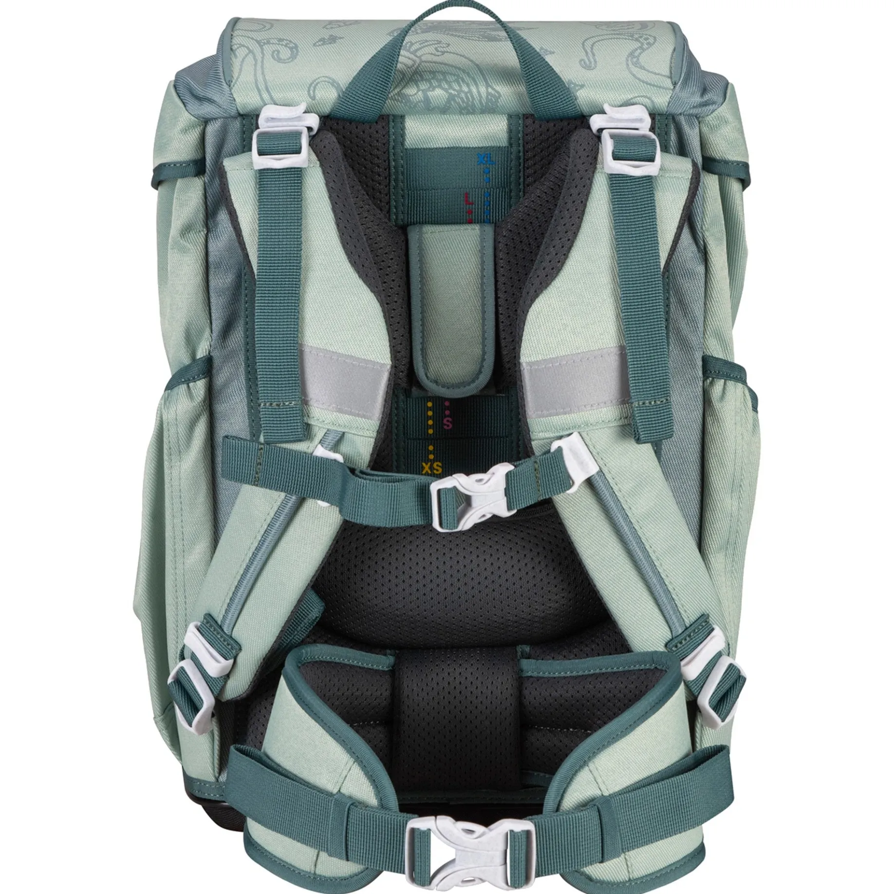 ErgoFlex Exklusiv ECO - Schulranzen Set 5tlg. 800g (Grey Planet)