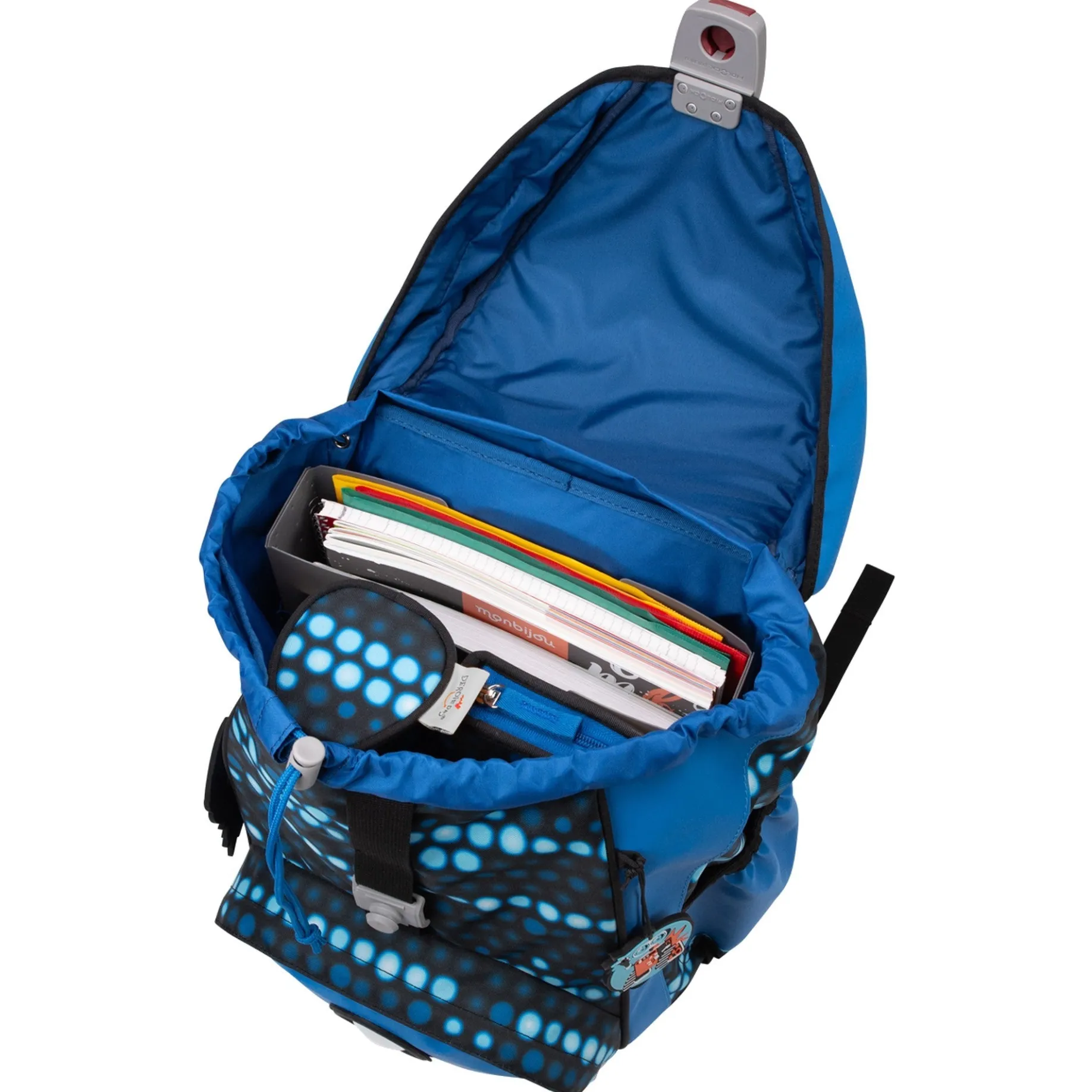 ErgoFlex Exklusiv Superflash - Schulranzen Set 5tlg. 800g (Blue Robot)