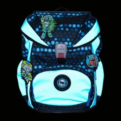 ErgoFlex Exklusiv Superflash - Schulranzen Set 5tlg. 800g (Blue Robot)